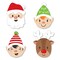 Big Dot of Happiness Very Merry Christmas - DIY Shaped Holiday Santa Claus Party Cut-Outs - 24 Count